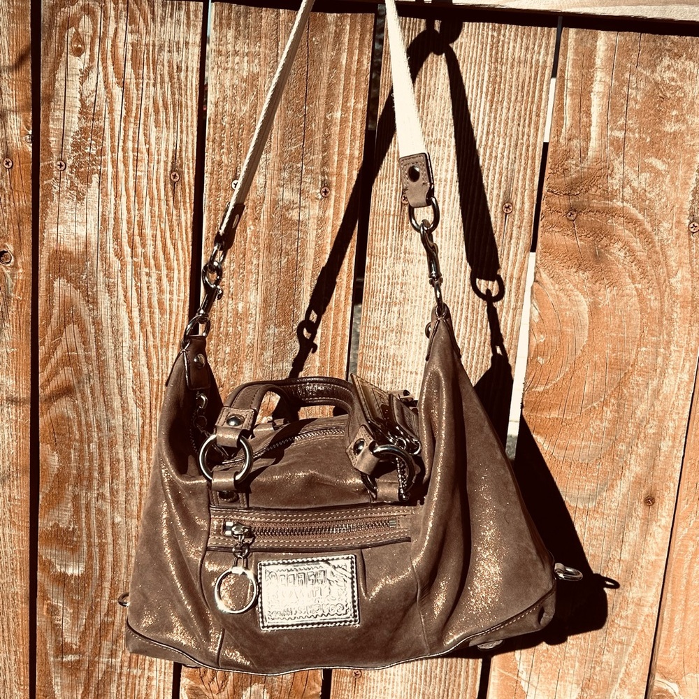 COACH PURSE POPPY LUCKY PENNY LEATHER LUXEY 15914 NEW